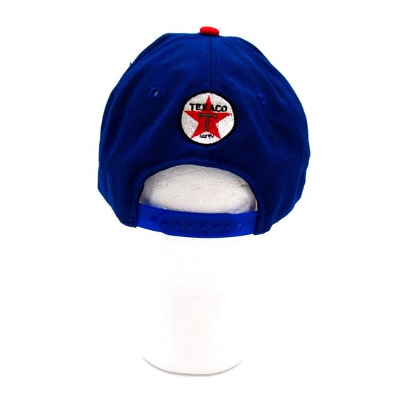 Vintage 90s Philadelphia Phillies Hat Cap Snapback MLB Baseball Texaco Blue Red - Picture 2 of 8